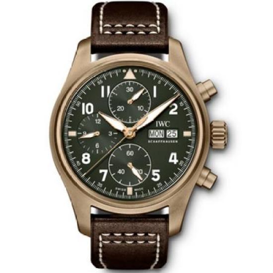 IWC Pilot's Watch Chronograph IW387902 Bronze Men's Automatic - ZF V2, Exceptional ETA 7750