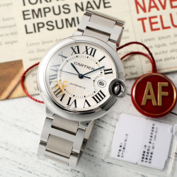 Cartier Ballon Bleu 2824 Automatic Steel Men's Watch 42mm - AF Factory