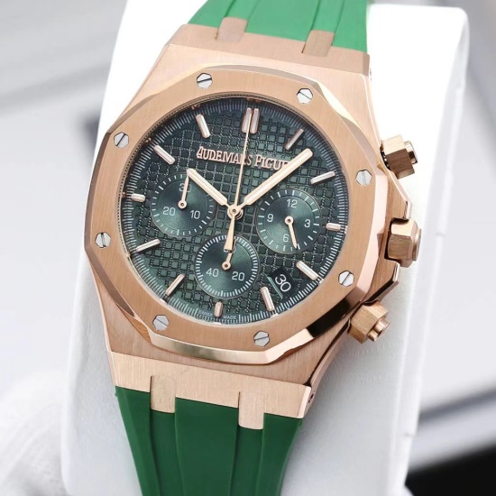 Audemars Piguet Royal Oak Chronograph 41mm Men's Watch with Japanese VK Quartz Movement - Six-Hand Function