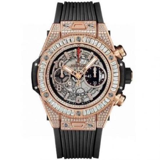 Hublot Big Bang 411.OX.1180.RX Diamond V2 Chronograph 45mm - High-End Timekeeping