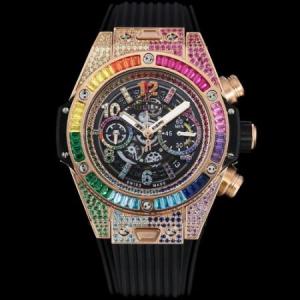 Hublot Big Bang 411.OX.9910.LR Diamond V2 Chronograph 45mm - Ultimate Statement Piece