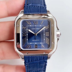 Cartier Santos Large Blue Dial WSSA0013 - V6 Factory