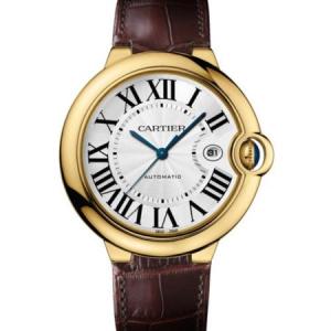 Cartier Ballon Bleu 2824 Automatic Two-Tone Men's Watch 42mm - AF Factory, Leather Strap