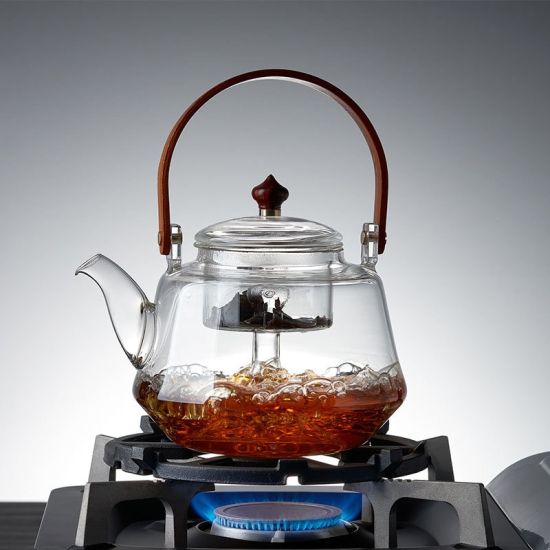 Hand-blown glass teapot, stove-safe teapot, thickened high-temperature-resistant lifting beam kettle,tea-separating teapot,housewarming gift Hand-blown glass teapot, stove-safe teapot, thickened high-temperature-resistant lifting beam kettle,tea-separating teapot,housewarming gift