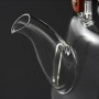 Hand-blown glass teapot, stove-safe teapot, thickened high-temperature-resistant lifting beam kettle,tea-separating teapot,housewarming gift