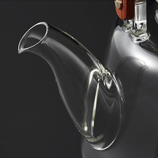 Hand-blown glass teapot, stove-safe teapot, thickened high-temperature-resistant lifting beam kettle,tea-separating teapot,housewarming gift Hand-blown glass teapot, stove-safe teapot, thickened high-temperature-resistant lifting beam kettle,tea-separating teapot,housewarming gift