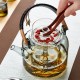 High temperature resistant glass steaming teapot | High temperature resistant large capacity kettle | Glass handle kettle | Tea kettle