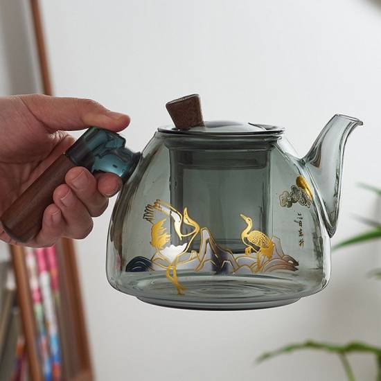 Thickened high borosilicate glass teapot | Kettle for household electric ceramic stove | Teapot | Steaming teapot | Flower teapot Thickened high borosilicate glass teapot | Kettle for household electric ceramic stove | Teapot | Steaming teapot | Flower teapot