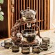 Glass automatic tea set | Household teapot | Kung Fu tea set | Creative magnetic tea set | Tea party tea set | Customized tea set