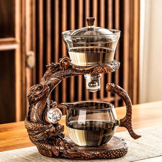 Glass automatic tea set | Household teapot | Kung Fu tea set | Creative magnetic tea set | Tea party tea set | Customized tea set Glass automatic tea set | Household teapot | Kung Fu tea set | Creative magnetic tea set | Tea party tea set | Customized tea set