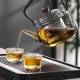 Glass teapot | High temperature resistant glass kettle | Glass tea set | Teapot | Glass teapot | Tea party tea set | Customized tea set