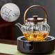 Glass teapot | Tea steamer | High temperature resistant kettle | Household lifting beam | Teapot | Flower teapot | Customized tea set
