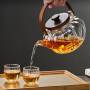 Glass teapot | Tea steamer | High temperature resistant kettle | Household lifting beam | Teapot | Flower teapot | Customized tea set