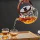 Glass teapot | Tea steamer | High temperature resistant kettle | Household lifting beam | Teapot | Flower teapot | Customized tea set