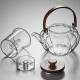 Glass teapot | Tea steamer | High temperature resistant kettle | Household lifting beam | Teapot | Flower teapot | Customized tea set