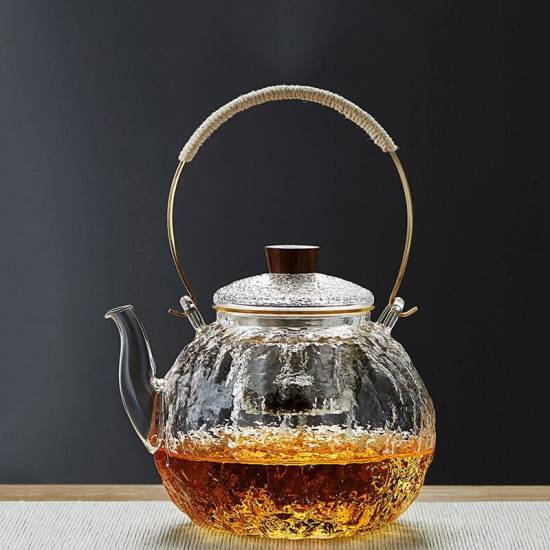Glass steaming teapot | High temperature resistant electric ceramic stove kettle | Open flame household kettle | Teapot | Glass tea set Glass steaming teapot | High temperature resistant electric ceramic stove kettle | Open flame household kettle | Teapot | Glass tea set
