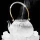 Glass steaming teapot | High temperature resistant electric ceramic stove kettle | Open flame household kettle | Teapot | Glass tea set