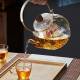 Glass steaming teapot | High temperature resistant electric ceramic stove kettle | Open flame household kettle | Teapot | Glass tea set