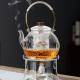 Glass steaming teapot | High temperature resistant electric ceramic stove kettle | Open flame household kettle | Teapot | Glass tea set