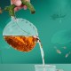 Automatic tea set | Glass tea set | Kung Fu tea set | Creative lotus leaf glass automatic tea set | Tea party tea set