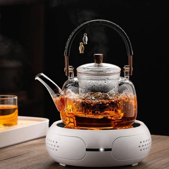 Glass teapot | Heat-resistant glass tea steamer | Thickened glass teapot | Tea party tea set | Flower teapot | Afternoon tea set Glass teapot | Heat-resistant glass tea steamer | Thickened glass teapot | Tea party tea set | Flower teapot | Afternoon tea set