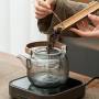 High temperature resistant glass teapot | Smoked gray glass teapot | Electric ceramic stove kettle | Lift kettle | Glass flower teapot