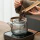 High temperature resistant glass teapot | Smoked gray glass teapot | Electric ceramic stove kettle | Lift kettle | Glass flower teapot
