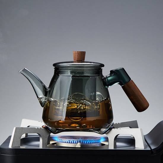 Glass teapot | High temperature resistant thickened tea water separation teapot | Flower teapot | Home | Brewing teapot | Kung Fu tea set