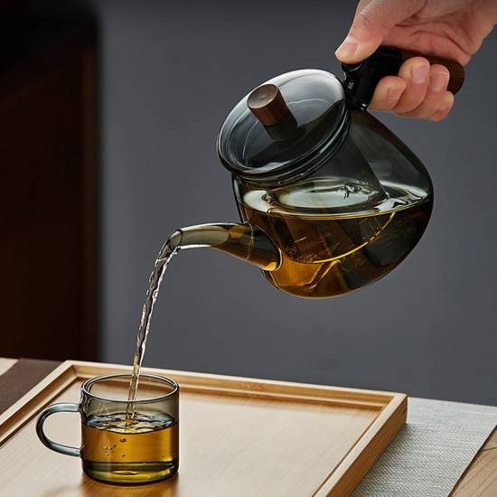 Glass teapot | High temperature resistant thickened tea water separation teapot | Flower teapot | Home | Brewing teapot | Kung Fu tea set Glass teapot | High temperature resistant thickened tea water separation teapot | Flower teapot | Home | Brewing teapot | Kung Fu tea set