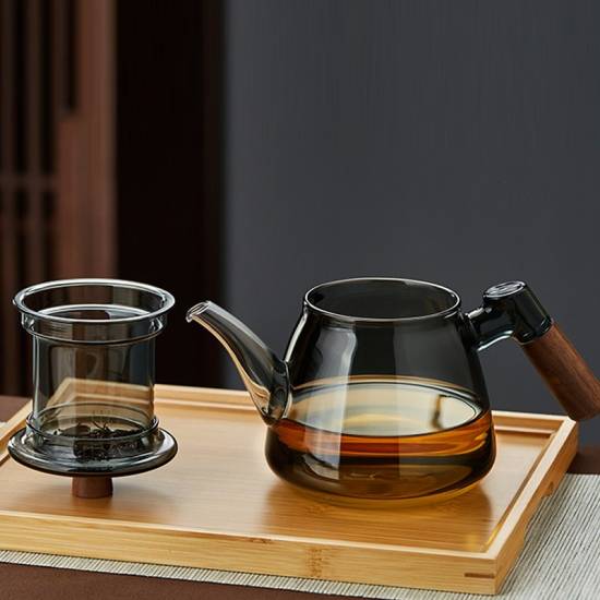 Glass teapot | High temperature resistant thickened tea water separation teapot | Flower teapot | Home | Brewing teapot | Kung Fu tea set Glass teapot | High temperature resistant thickened tea water separation teapot | Flower teapot | Home | Brewing teapot | Kung Fu tea set