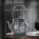 Glass handle kettle|Glass kettle steaming tea kettle|Tea boiling kettle|Flower tea kettle|Tea making kettle|Tea party tea set