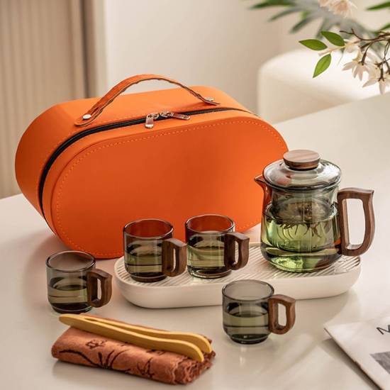 Glass tea set | travel tea set | portable quick cup | outdoor tea set | kung fu tea set | tea party tea set | afternoon tea set Glass tea set | travel tea set | portable quick cup | outdoor tea set | kung fu tea set | tea party tea set | afternoon tea set