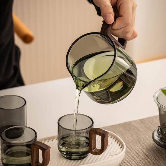 Glass tea set | travel tea set | portable quick cup | outdoor tea set | kung fu tea set | tea party tea set | afternoon tea set
