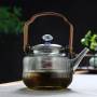 Glass teapot|teapot|heat-resistant glass handle pot|boiling teapot|flower teapot|tea set|afternoon tea set