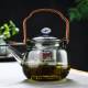 Glass teapot|teapot|heat-resistant glass handle pot|boiling teapot|flower teapot|tea set|afternoon tea set