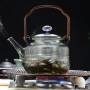 Glass teapot|teapot|heat-resistant glass handle pot|boiling teapot|flower teapot|tea set|afternoon tea set