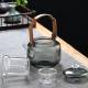 Glass teapot|teapot|heat-resistant glass handle pot|boiling teapot|flower teapot|tea set|afternoon tea set