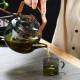 Glass teapot|teapot|heat-resistant glass handle pot|boiling teapot|flower teapot|tea set|afternoon tea set