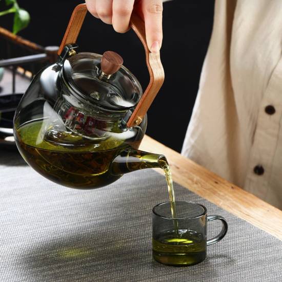 Glass teapot|teapot|heat-resistant glass handle pot|boiling teapot|flower teapot|tea set|afternoon tea set Glass teapot|teapot|heat-resistant glass handle pot|boiling teapot|flower teapot|tea set|afternoon tea set