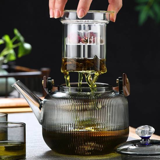 Glass teapot|teapot|heat-resistant glass handle pot|boiling teapot|flower teapot|tea set|afternoon tea set Glass teapot|teapot|heat-resistant glass handle pot|boiling teapot|flower teapot|tea set|afternoon tea set