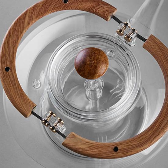 Glass tea set | heat-resistant glass steaming teapot | glass handle pot | heat-resistant glass flower teapot | brewing teapot|tea party set Glass tea set | heat-resistant glass steaming teapot | glass handle pot | heat-resistant glass flower teapot | brewing teapot|tea party set