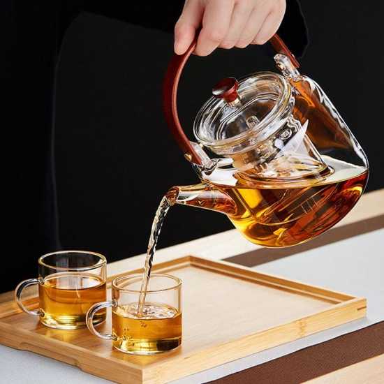 Glass teapot|Glass tea steamer|High temperature resistant glass kettle|Glass handle pot|Teapot|Tea party set|Afternoon tea set Glass teapot|Glass tea steamer|High temperature resistant glass kettle|Glass handle pot|Teapot|Tea party set|Afternoon tea set