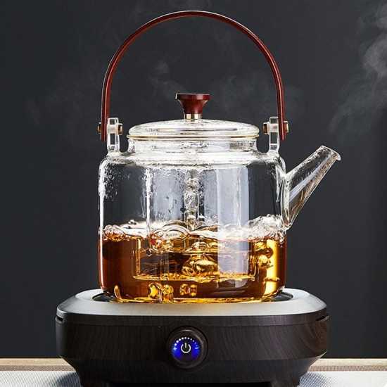 Glass teapot|Glass tea steamer|High temperature resistant glass kettle|Glass handle pot|Teapot|Tea party set|Afternoon tea set Glass teapot|Glass tea steamer|High temperature resistant glass kettle|Glass handle pot|Teapot|Tea party set|Afternoon tea set