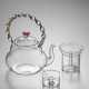 Glass teapot | high temperature resistant electric ceramic kettle | teapot | tea and water separation teapot | tea party tea set