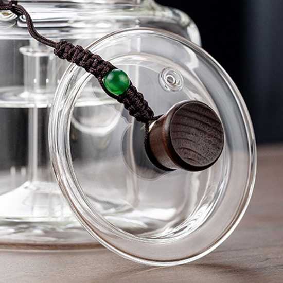 Thickened glass teapot | Steaming and boiling teapot | High temperature resistant teapot|Glass handle kettle|Tea party set|Afternoon tea set