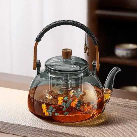 Glass teapot|Glass handle kettle|Ceramic kettle|Teapot|Flower teapot|Tea party set|Afternoon tea set|Handmade gifts Glass teapot|Glass handle kettle|Ceramic kettle|Teapot|Flower teapot|Tea party set|Afternoon tea set|Handmade gifts