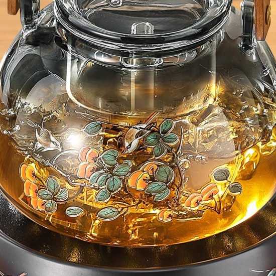 Glass teapot|Glass handle kettle|Ceramic kettle|Teapot|Flower teapot|Tea party set|Afternoon tea set|Handmade gifts Glass teapot|Glass handle kettle|Ceramic kettle|Teapot|Flower teapot|Tea party set|Afternoon tea set|Handmade gifts