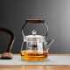 Glass handle steaming teapot | teapot | glass tea set | high temperature resistant glass teapot | electric ceramic stove tea maker