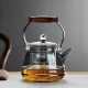 Glass handle steaming teapot | teapot | glass tea set | high temperature resistant glass teapot | electric ceramic stove tea maker