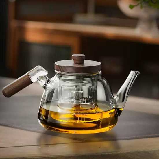 Glass teapot | glass kettle | electric ceramic stove glass steaming teapot | tea party set | afternoon tea set | birthday gift Glass teapot | glass kettle | electric ceramic stove glass steaming teapot | tea party set | afternoon tea set | birthday gift